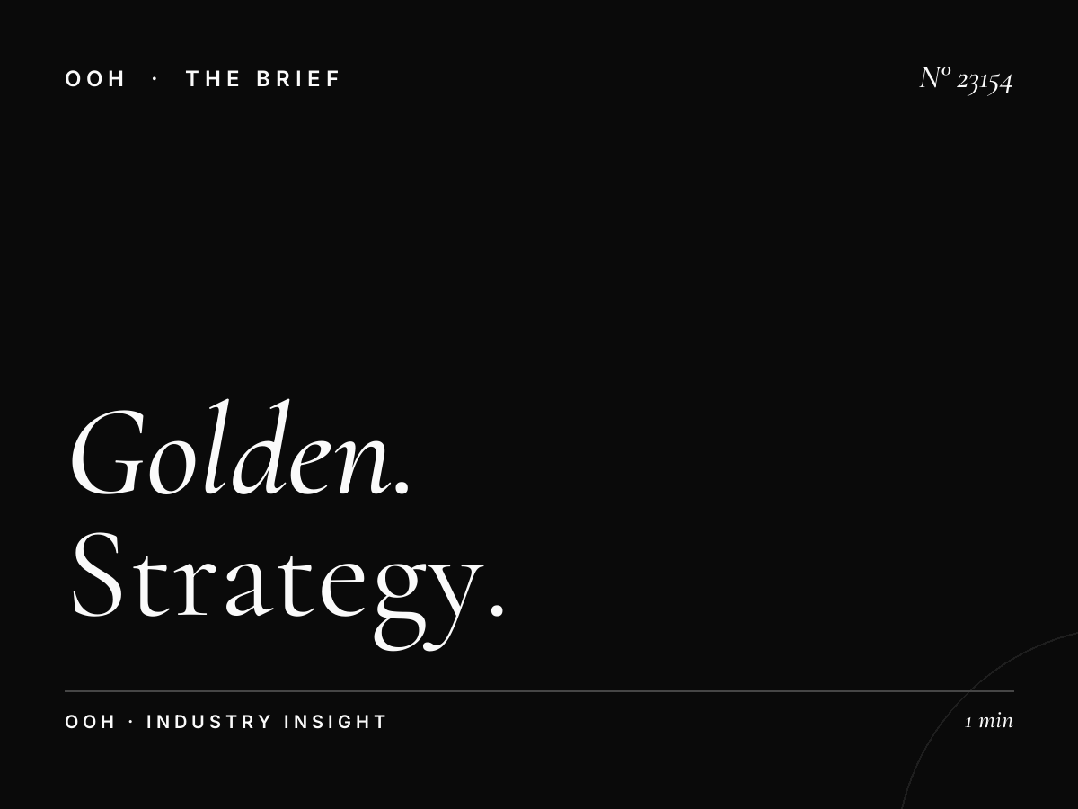 Golden Beach Static Billboard New Product: Strategy
