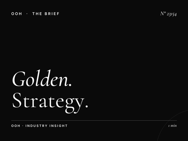 Golden Beach Static Billboard New Product: Strategy