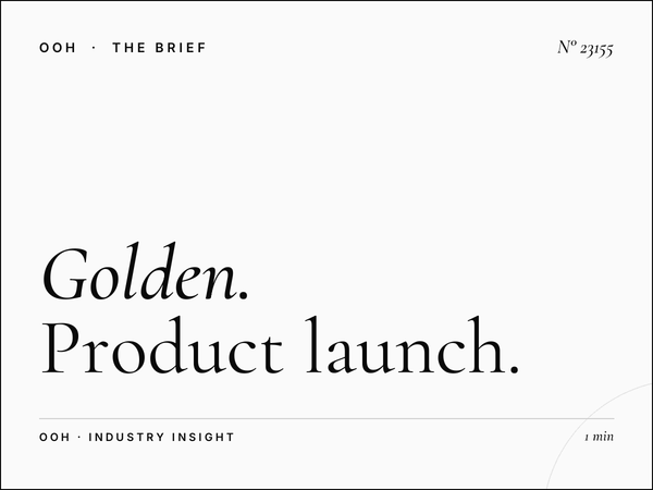 Golden Beach Static Billboard Launch: Product Launch