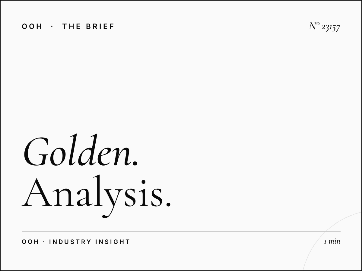 Golden Beach Static Billboard Audience Profile: Analysis