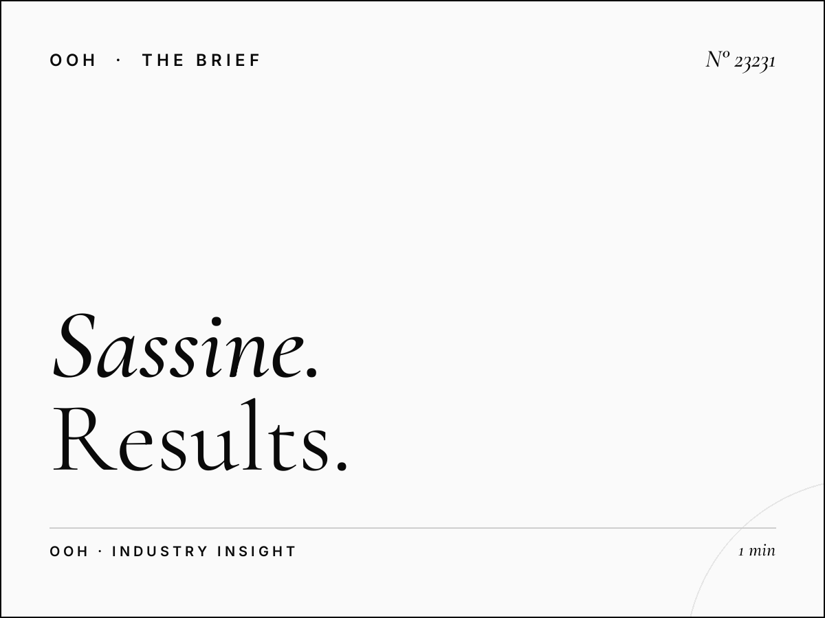 Sassine Square Billboard Effectiveness: Results