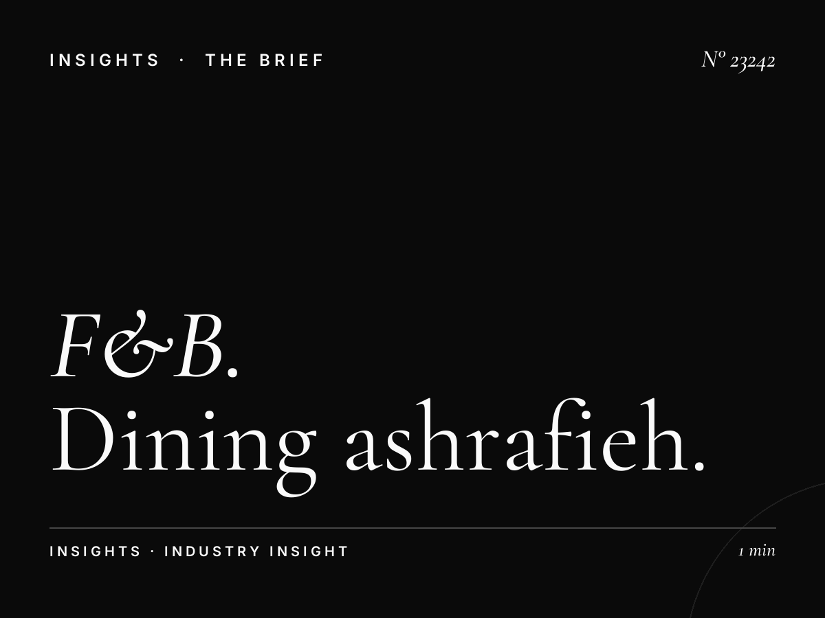 F&B Restaurants Sassine Square: Dining Ashrafieh Beirut