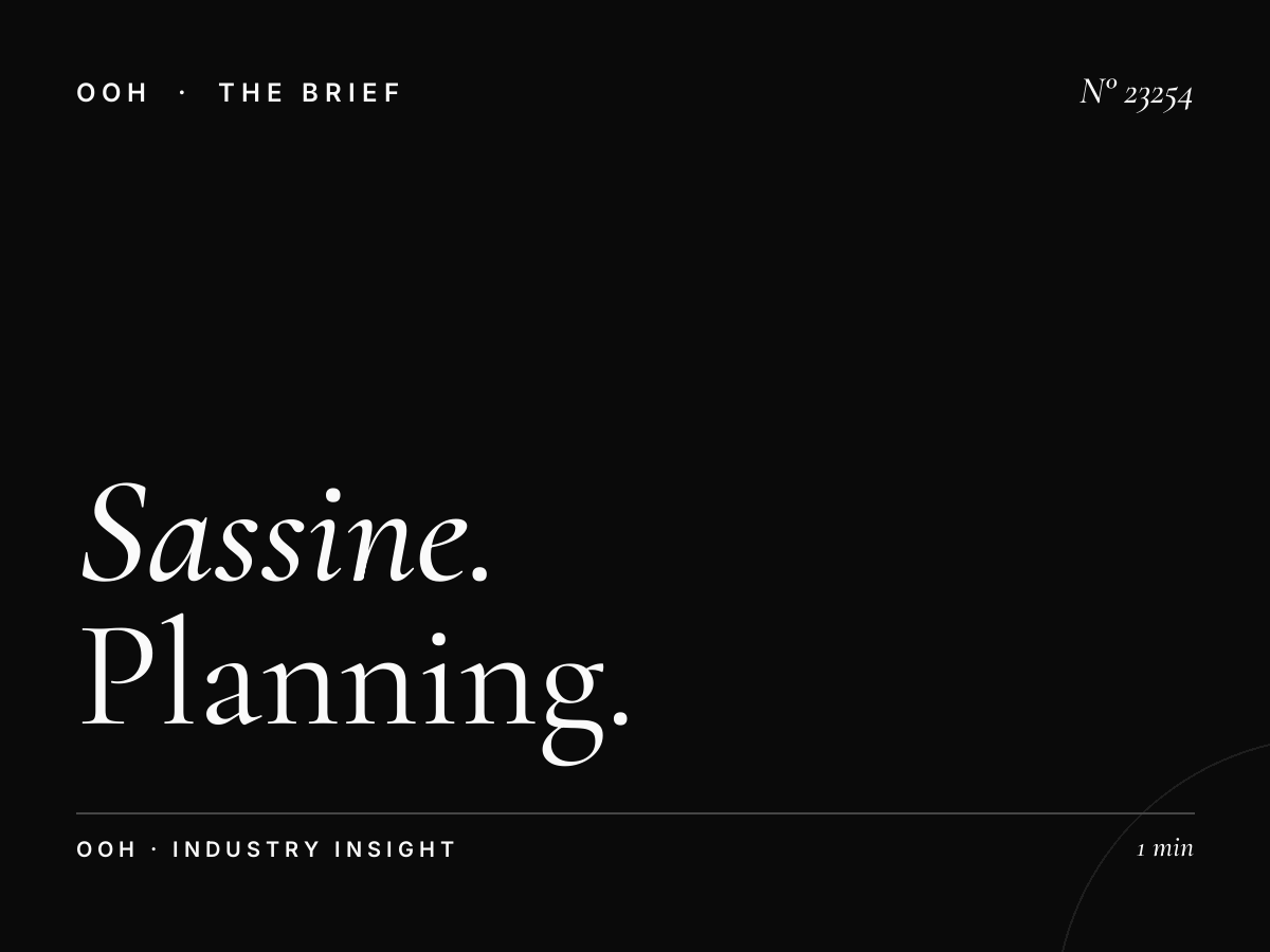 Sassine Square Static Billboard Campaign: Planning