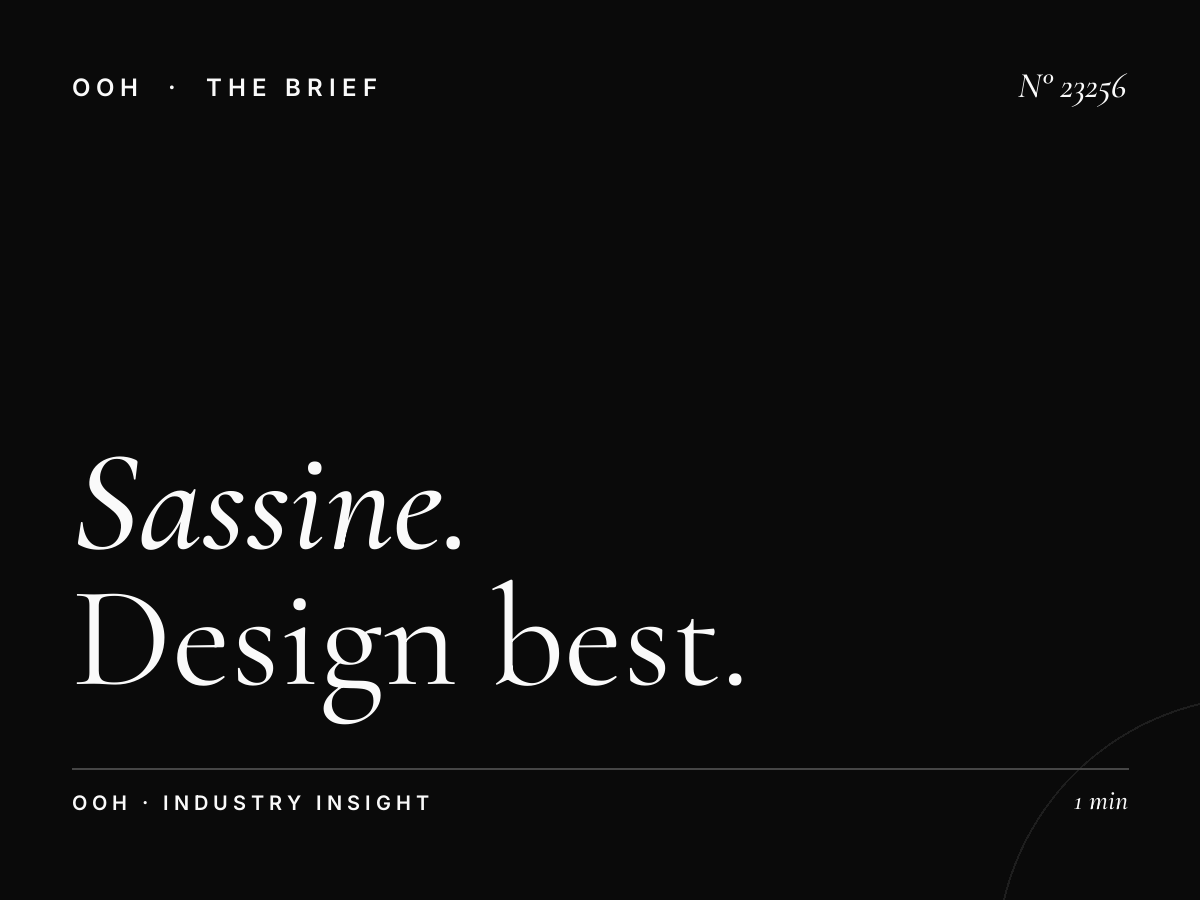Sassine Square Billboard Creative: Design Best Practices
