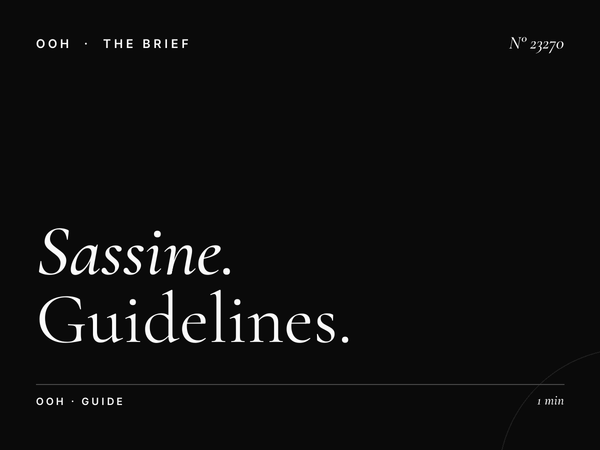 Sassine Square Billboard Message Strategy: Guidelines
