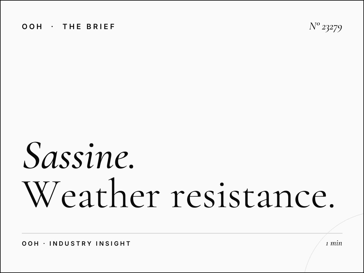 Sassine Square Billboard Durability: Weather Resistance