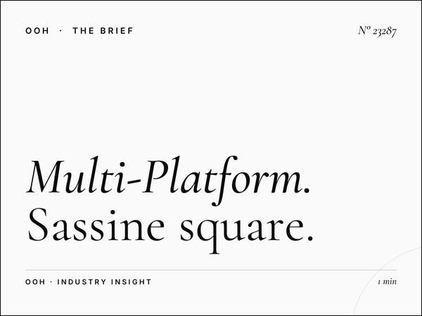 Multi-Platform Beirut: Sassine Square Billboard Campaign