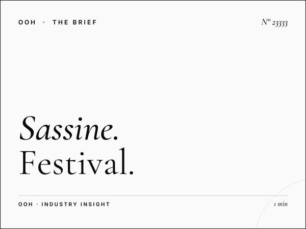 Sassine Square Billboard Event Marketing: Festival