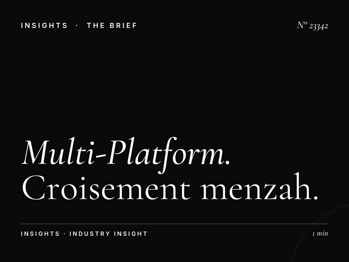Multi-Platform Tunis: Croisement Menzah Campaign