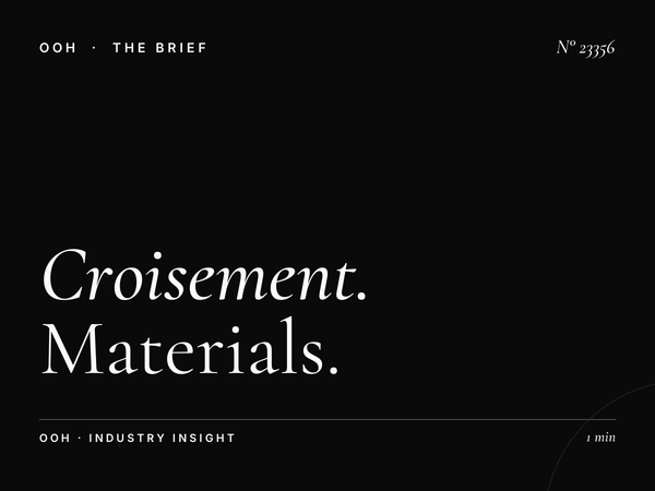 Croisement Menzah Static Unipole Production: Materials That Define Premium Outdoor Advertising