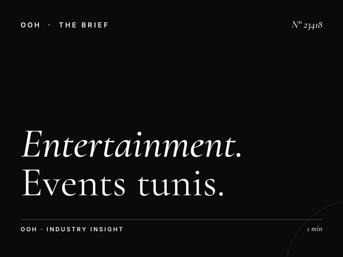 Entertainment Kobbi Static Unipole: Events Tunis