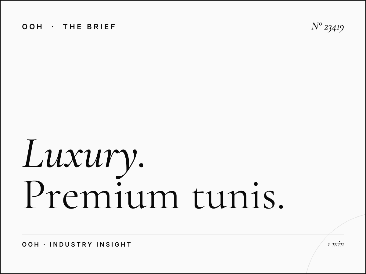 Luxury Brands Kobbi Unipole: Premium Tunis Advertising That Commands Attention