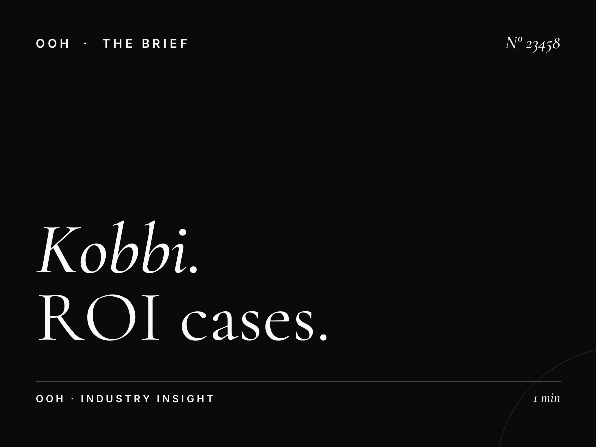 Kobbi Static Unipole Success Stories: ROI Cases