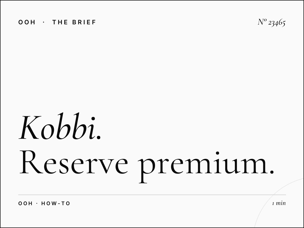 Kobbi Static Unipole Booking: How to Reserve Premium Billboard Space