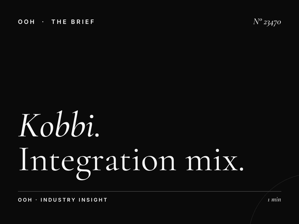 Kobbi Static Unipole Marketing: Integration Mix