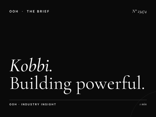 Kobbi Static Unipole Branding: Building Powerful Brands Through Strategic Outdoor Advertising