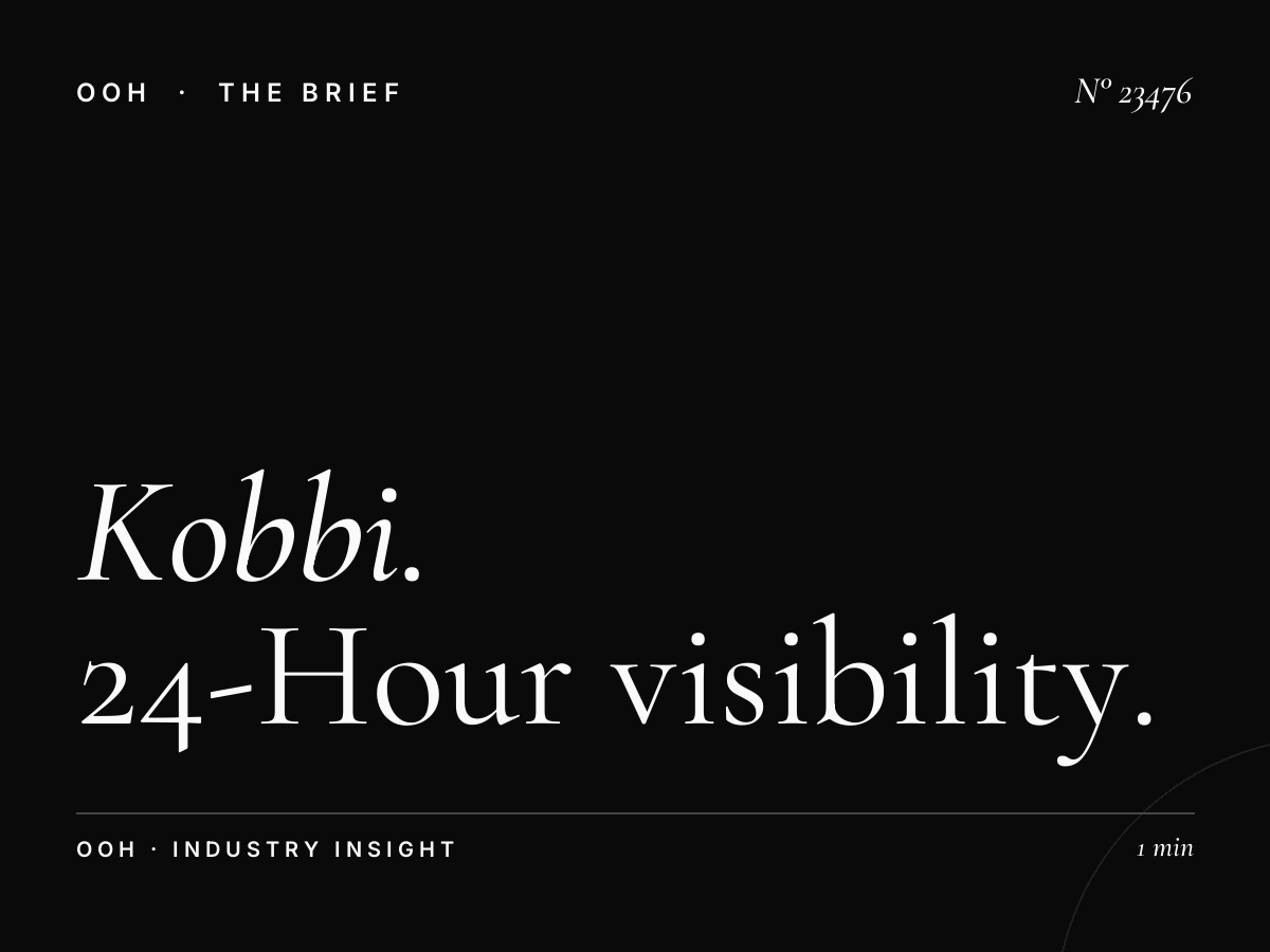 Kobbi Static Unipole Lighting: 24-Hour Visibility
