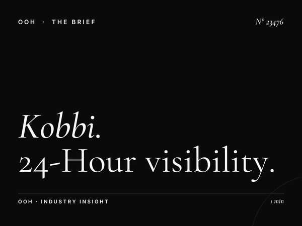 Kobbi Static Unipole Lighting: 24-Hour Visibility
