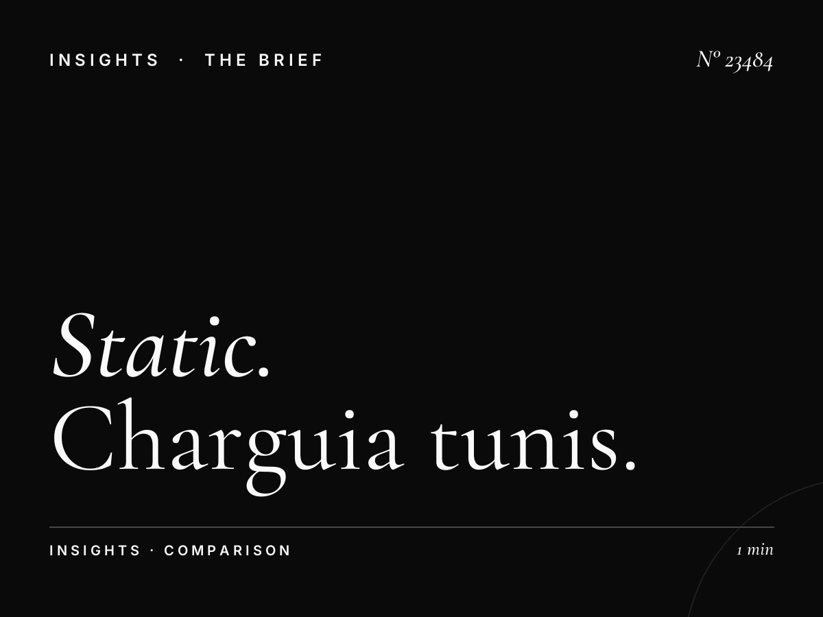 Static vs Digital: Charguia Tunis Advantages