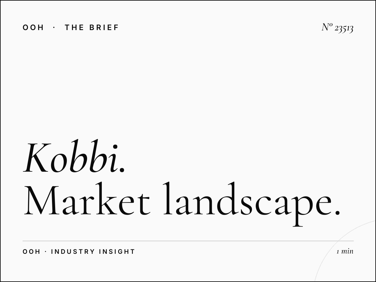 Kobbi Static Unipole Competition: Market Landscape