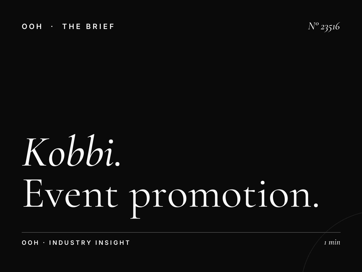 Kobbi Static Unipole Event: Event Promotion That Commands Attention in High-Traffic Locations