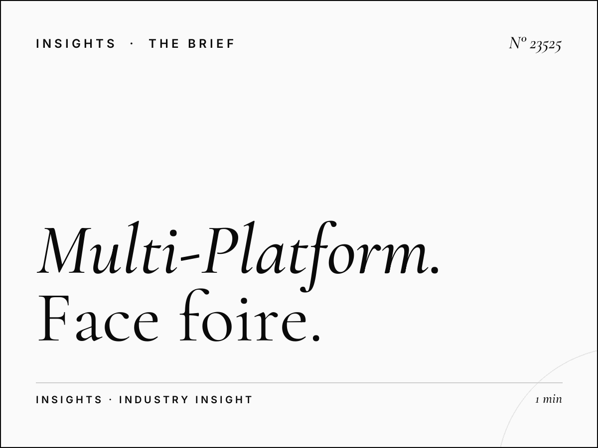 Multi-Platform Tunis: Face Foire Charguia Campaign