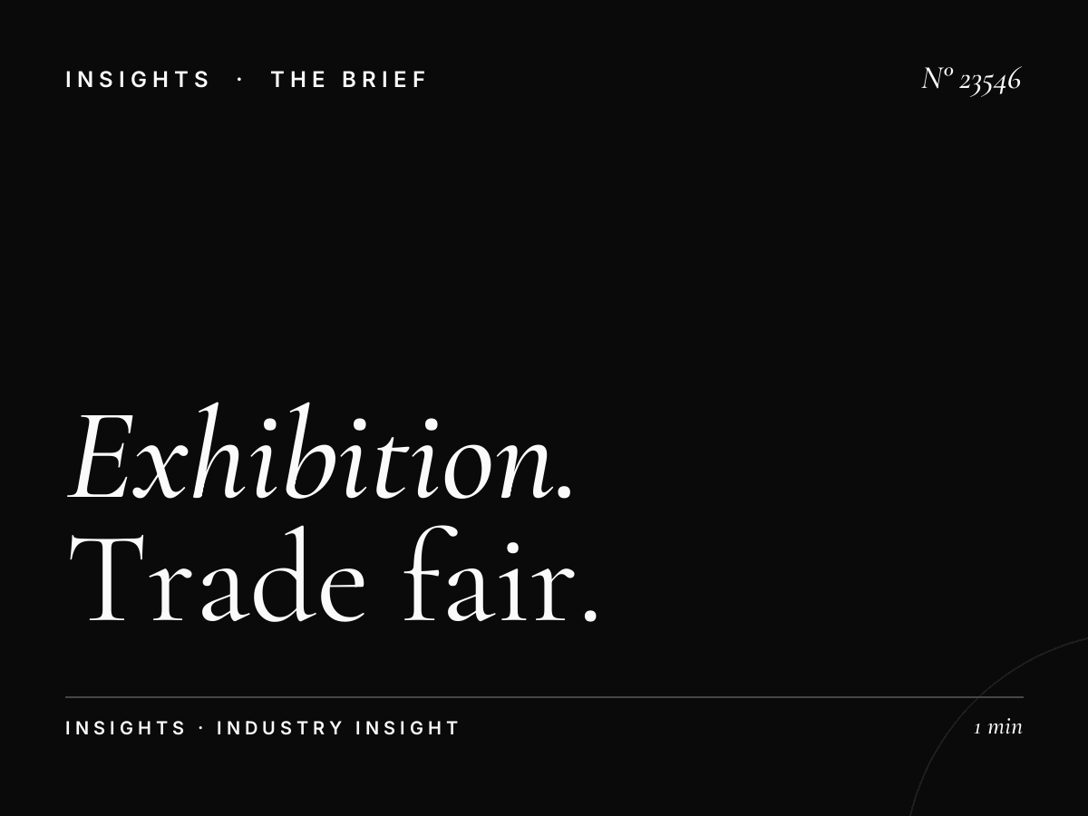 Exhibition Brands Charguia: Trade Fair Tunis Marketing