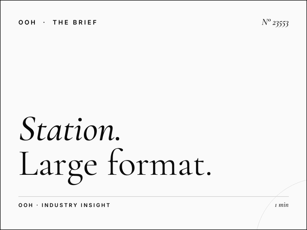 Station Total Static Unipole Size: Large Format Specs