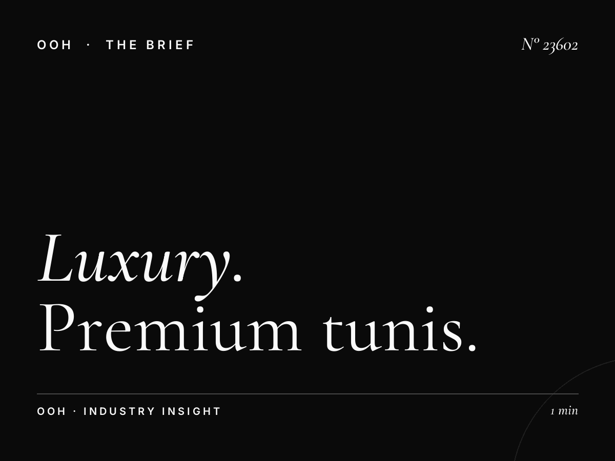Luxury Brands Station Total Unipole: Premium Tunis Outdoor Advertising