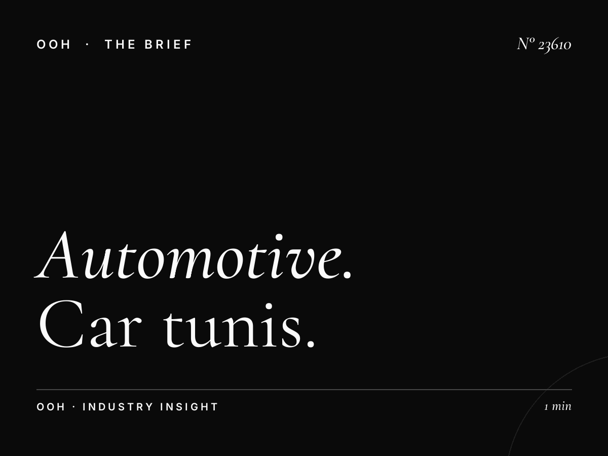 Automotive Brands Station Total Unipole: Car Tunis