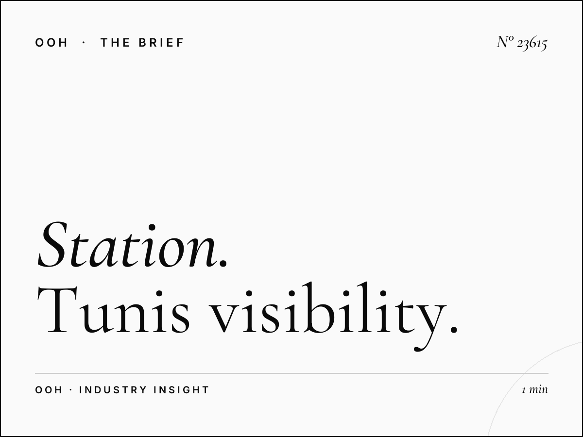 Station Total Unipole Impact: Tunis Visibility