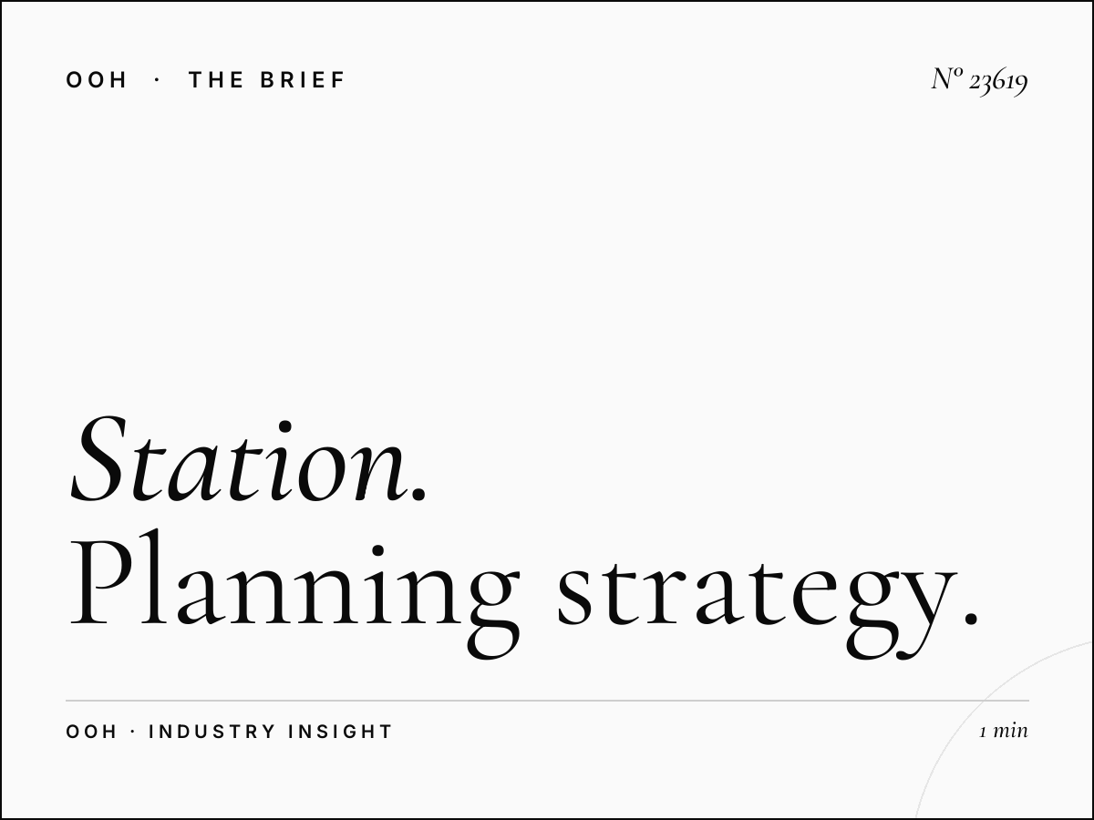 Station Total Static Unipole Campaign: Planning Strategy