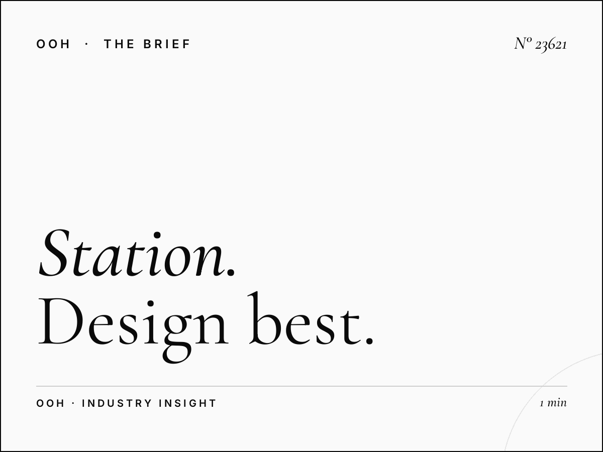 Station Total Unipole Creative: Design Best Practices