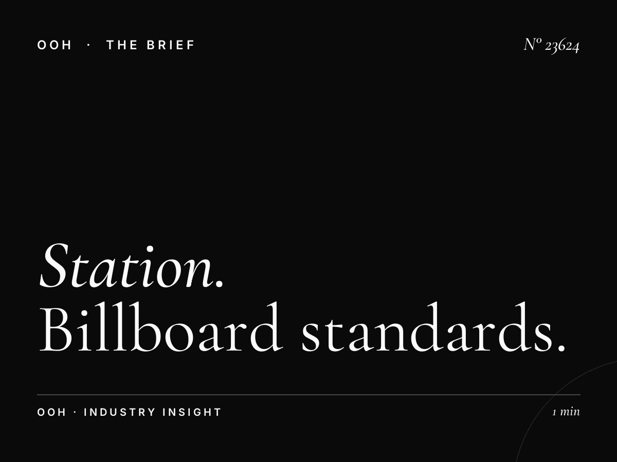Station Total Unipole Dimensions: Billboard Standards