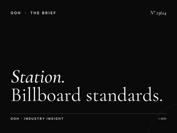 Station Total Unipole Dimensions: Billboard Standards