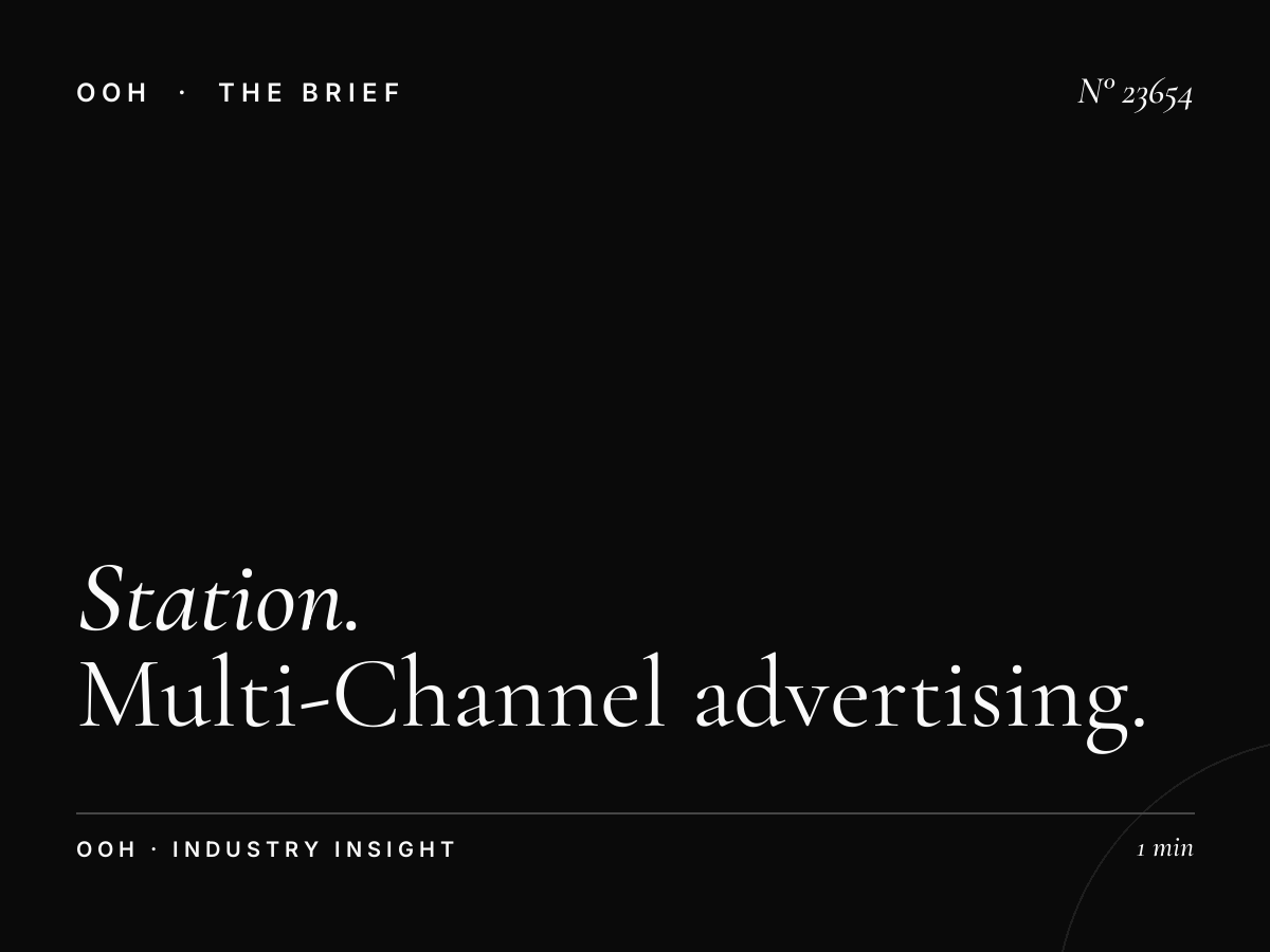 Station Total Static Unipole Integration: Multi-Channel Advertising Success
