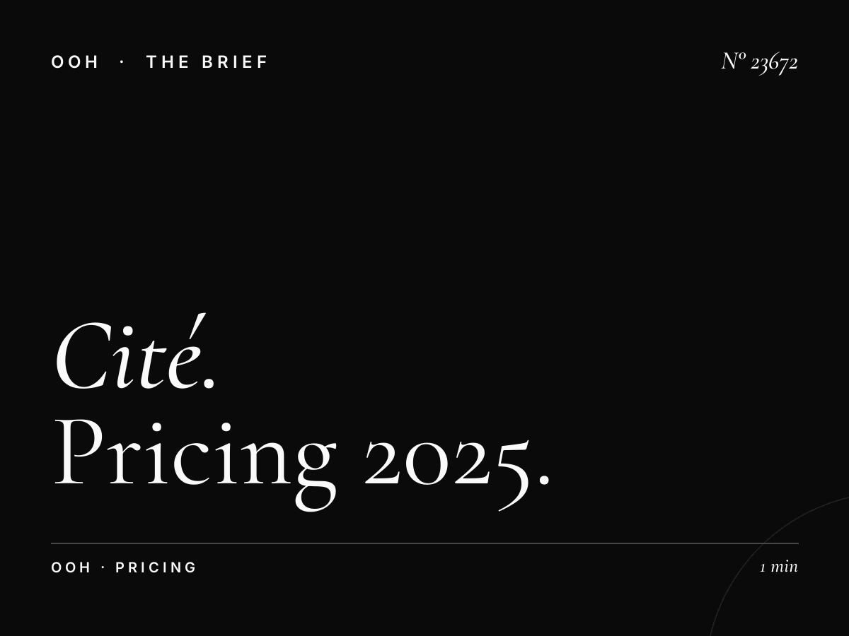 Cité des Sciences Static Unipole Cost: Pricing 2025