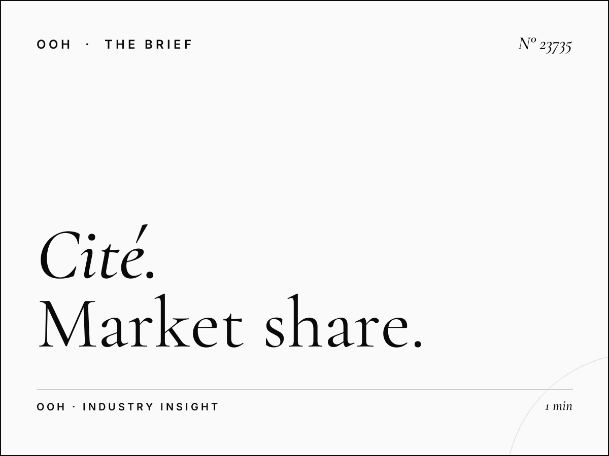 Cité des Sciences Unipole Competitive: Market Share
