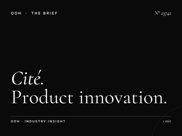 Cité des Sciences Static Unipole Launch: Product Innovation Meets Premium OOH Advertising in Paris