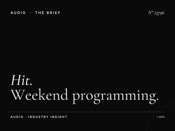 Hit Radio 100.3 FM Morocco: Weekend Programming Advertising