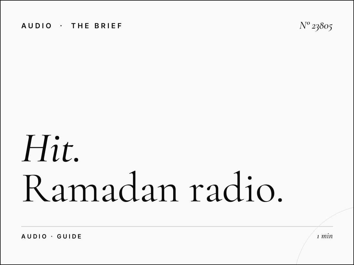 Hit Radio 100.3 FM: Ramadan Radio Advertising Guide