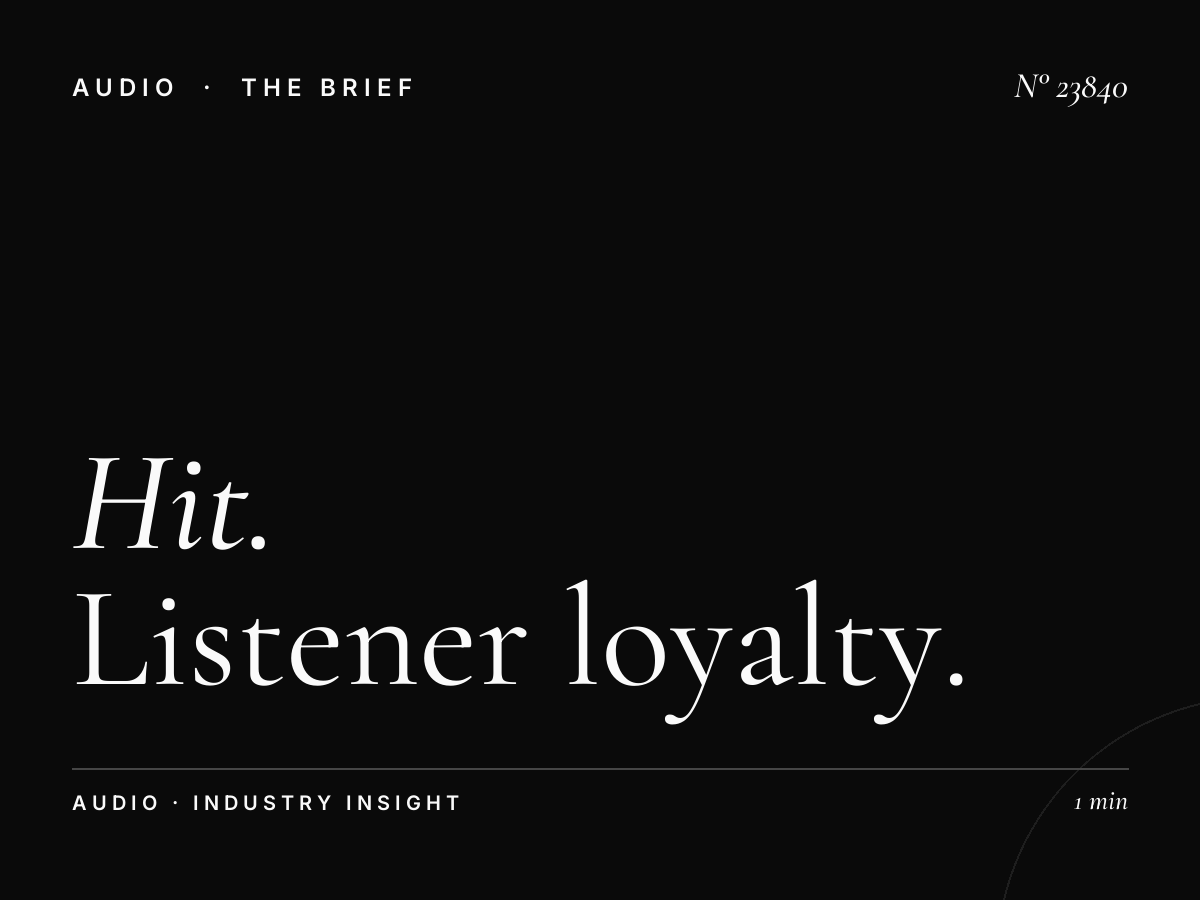 Hit Radio 100.3 FM: Listener Loyalty Programs Advertising
