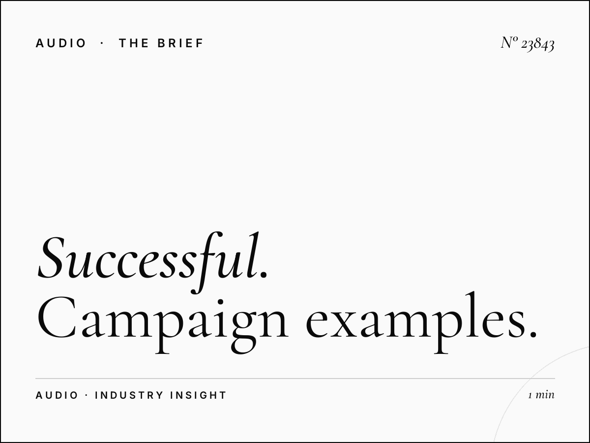 20 Successful Campaign Examples on Hit Radio 100.3 FM
