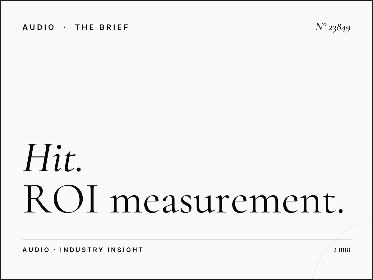 Hit Radio 100.3 FM: ROI Measurement for Radio Campaigns