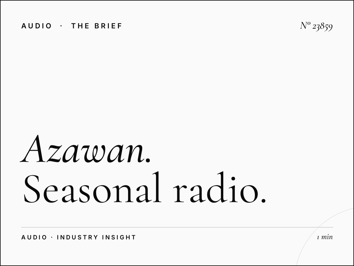 Azawan 93.5 FM: Seasonal Radio Advertising Opportunities