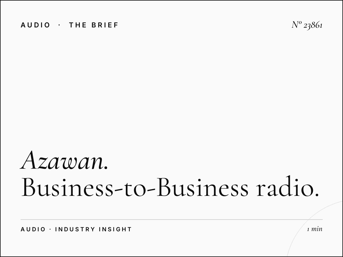 Azawan 93.5 FM: Business-to-Business Radio Advertising Strategies