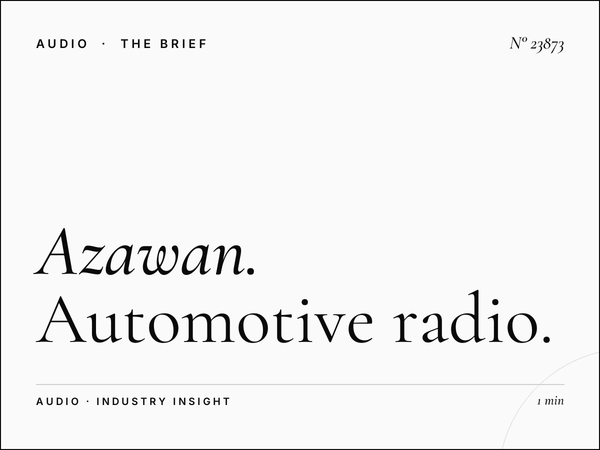 Azawan 93.5 FM: Automotive Radio Advertising Opportunities