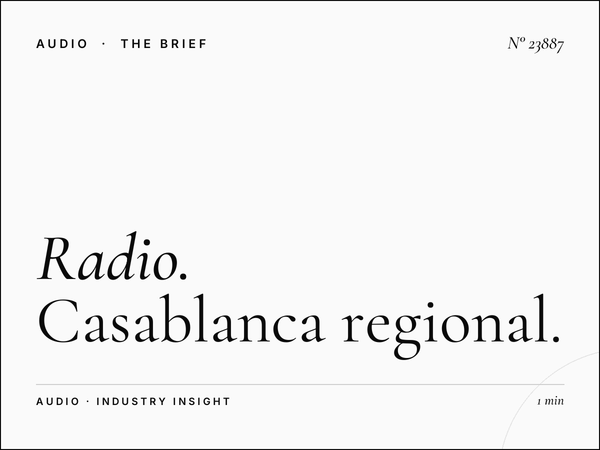 Radio Azawan 93.5 FM Morocco: Casablanca Regional Radio Marketing