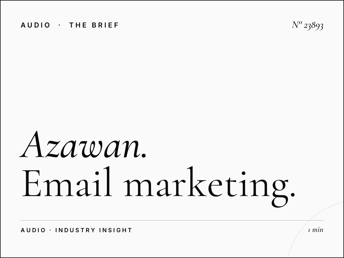 Azawan 93.5 FM: Email Marketing Integration Radio Advertising