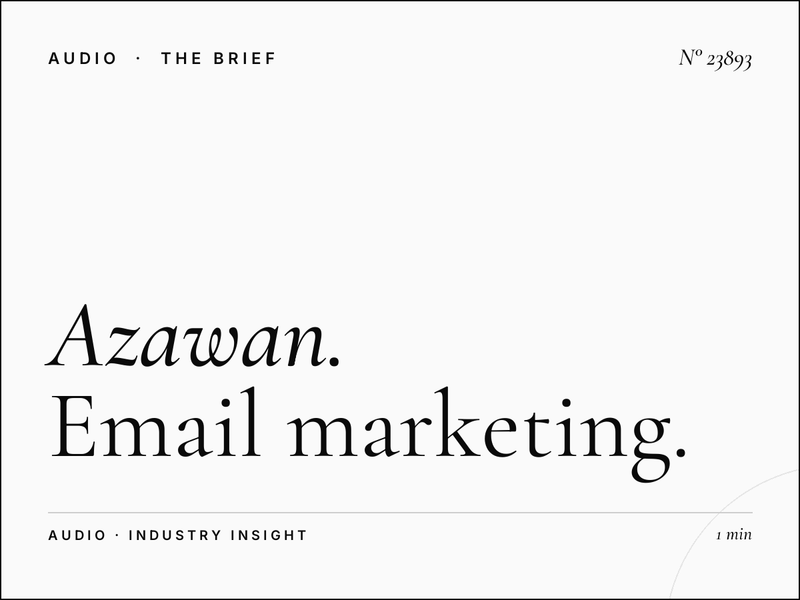 Azawan 93.5 FM: Email Marketing Integration Radio Advertising